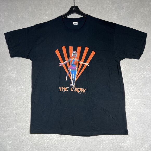 VTG The Crow T Shirt Men’s 2XL 2004 Movie Promo Black Tee Brandon Lee Bruce - Picture 1 of 11